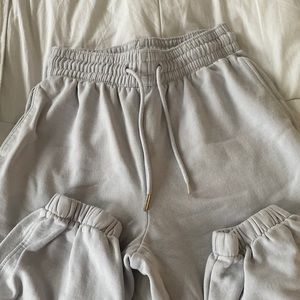 h&m light blue sweatpants